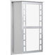 Napoli 11 1 Light 11 inch Silver Outdoor Sconce