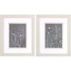 Florals Collection Gray Framed Art