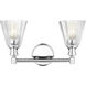 Auden 2 Light 17.75 inch Chrome Bath Vanity Wall Light