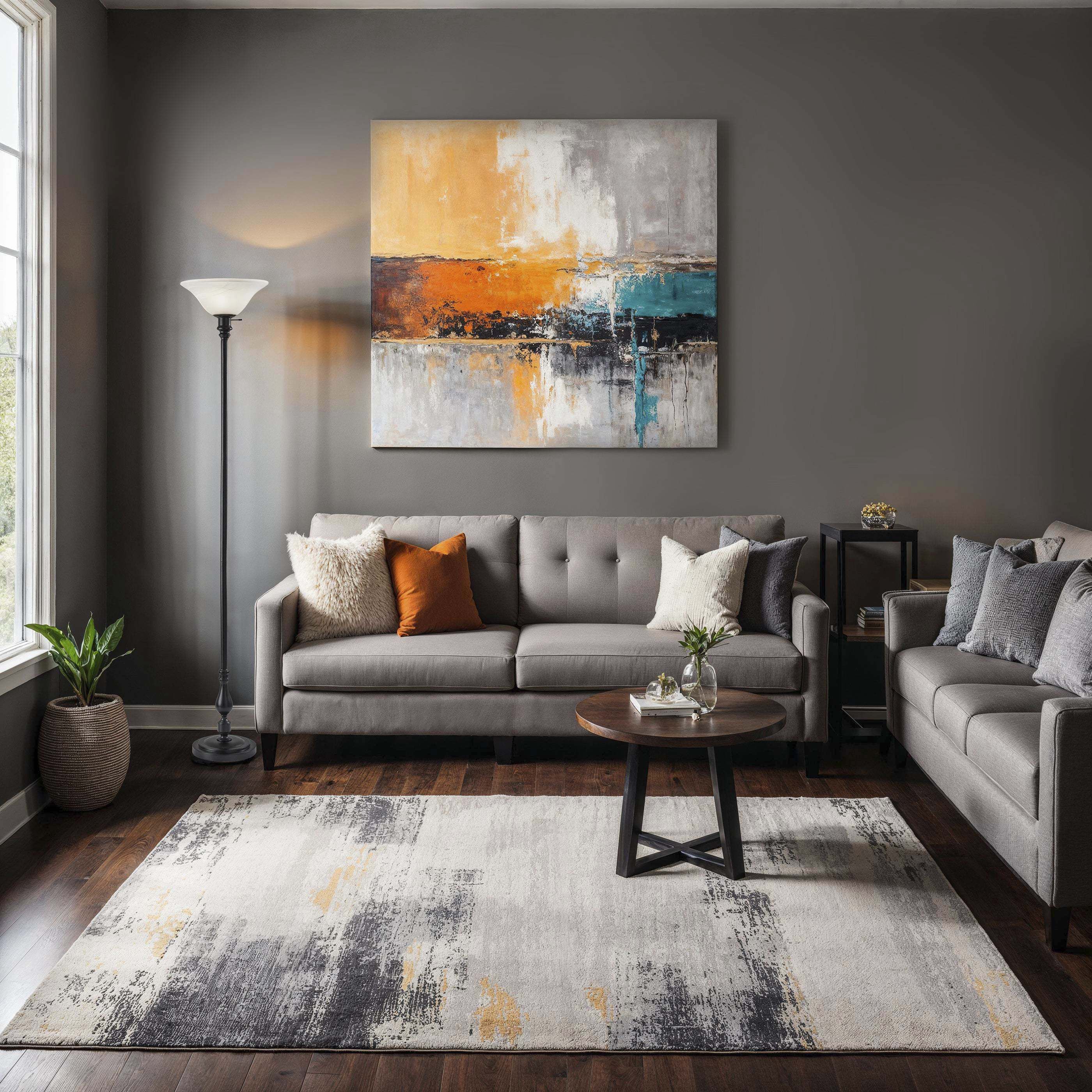 Claret 72 inch 150.00 watt Black Wood Torchiere Portable Light