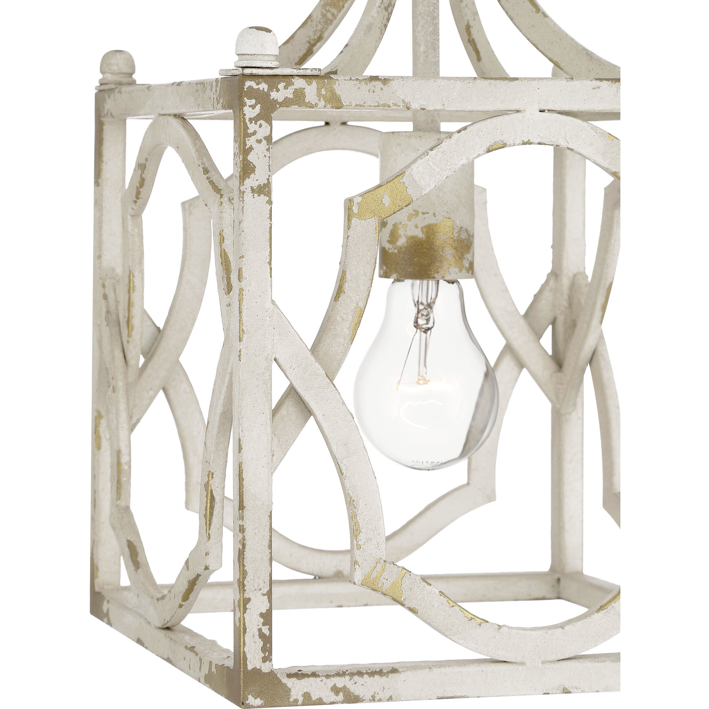 Laurent 1 Light 9 inch Antique Ivory Pendant Ceiling Light