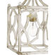 Laurent 1 Light 9 inch Antique Ivory Pendant Ceiling Light