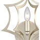 Beagle Channel 1 Light 10 inch Aged Silver Sconce Wall Light