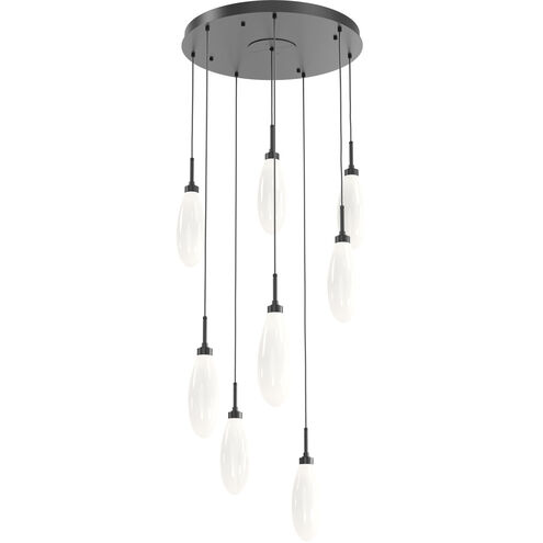 Fiori LED Matte Black Multi-Port Ceiling Light, Chandelier