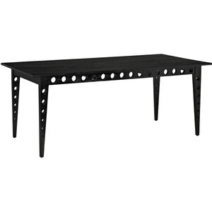 Pericles 76 X 36 inch Charcoal Black Table/Desk