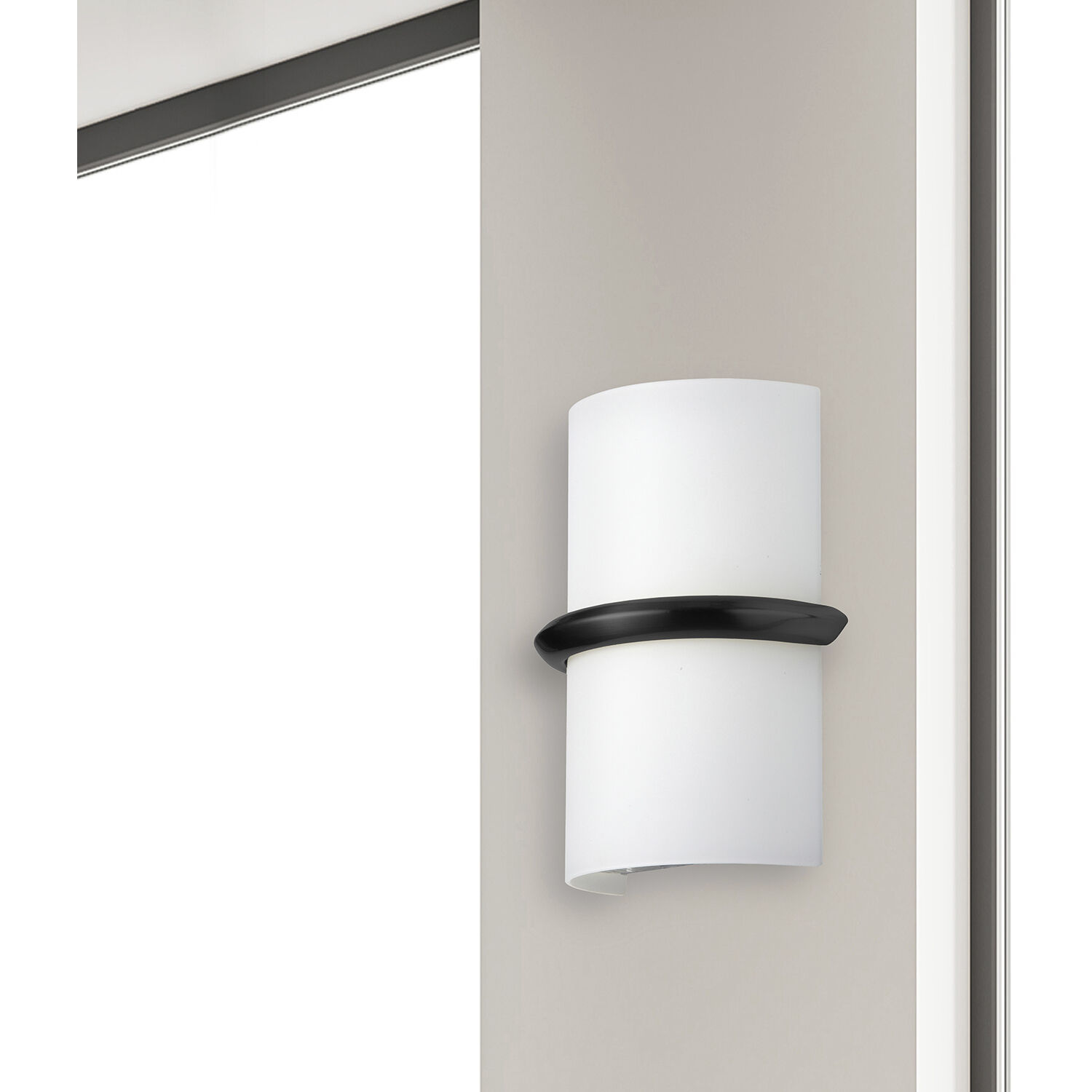 Wallace LED 7 inch Matte Black Decorative Wall Sconce Wall Light