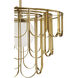 Melody 1 Light 25 inch Satin Brass Pendant Ceiling Light