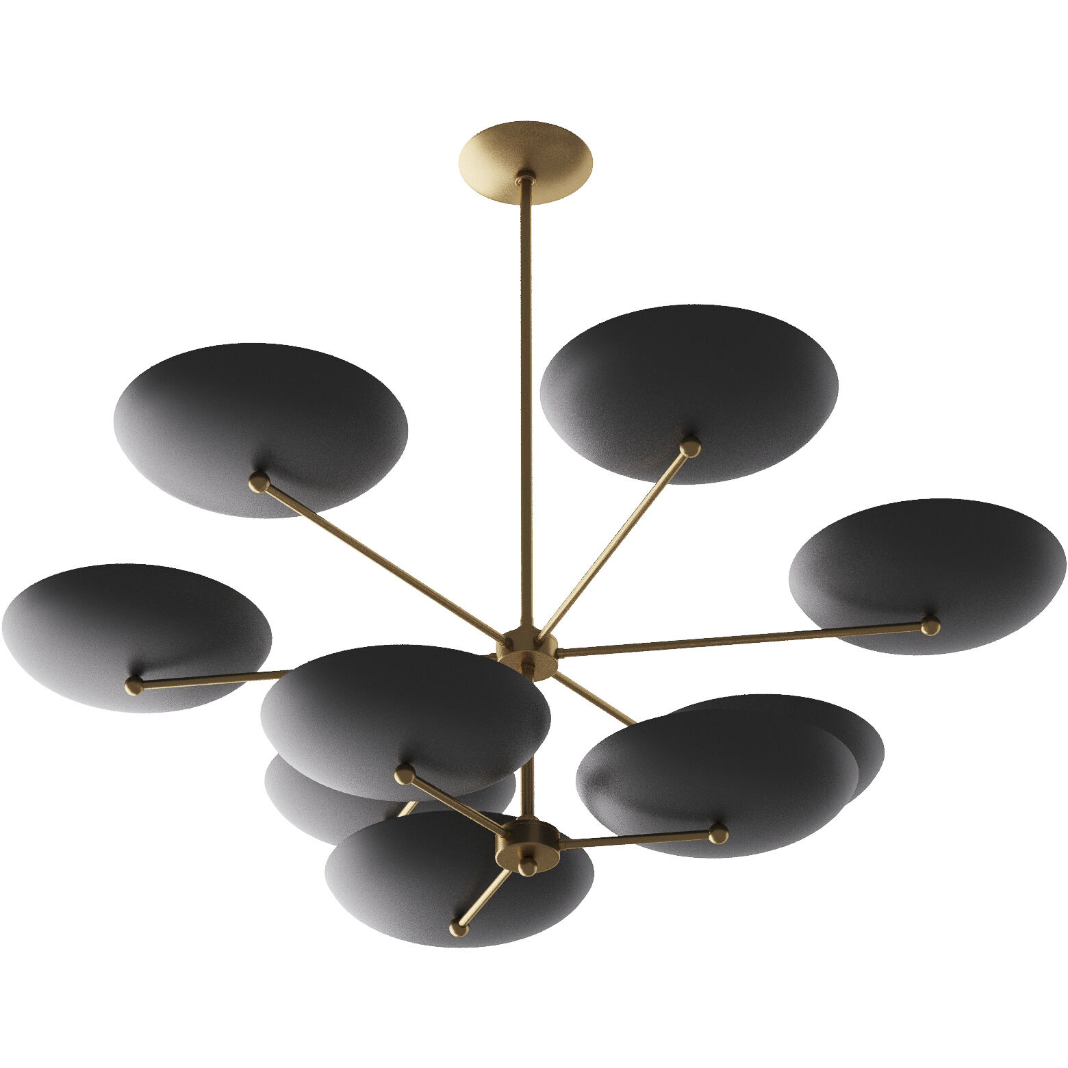 Griffith 9 Light 52 inch Bronze Two Tiered Chandelier Ceiling Light