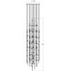 Constellation LED 25 inch Satin Brass Chandelier Ceiling Light in 3000K, Clear, Add 20 ft. Cord