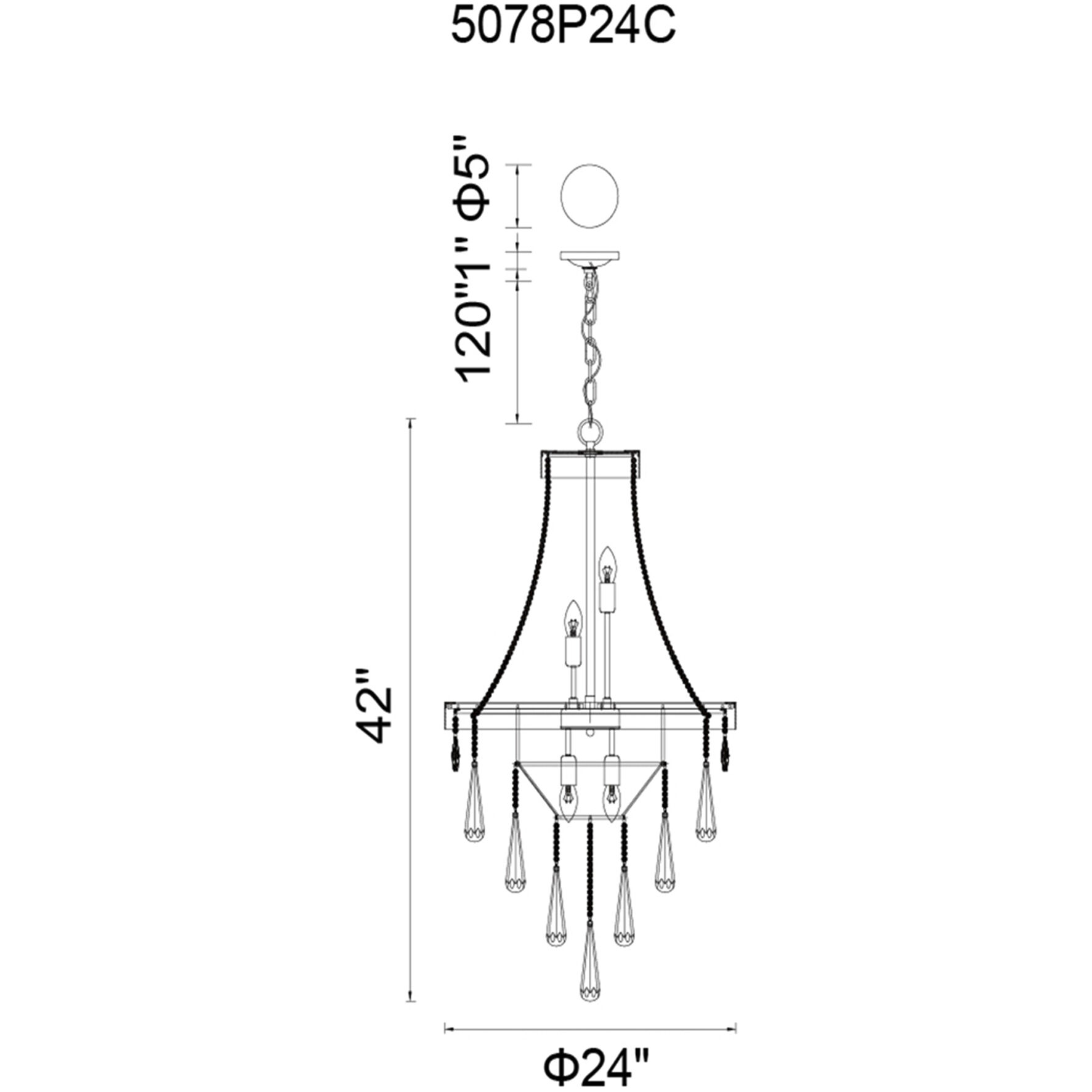 Vast 13 Light 24 inch Chrome Down Chandelier Ceiling Light