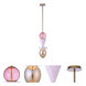 Demi 6.25 inch Winter Brass Pendant Ceiling Light