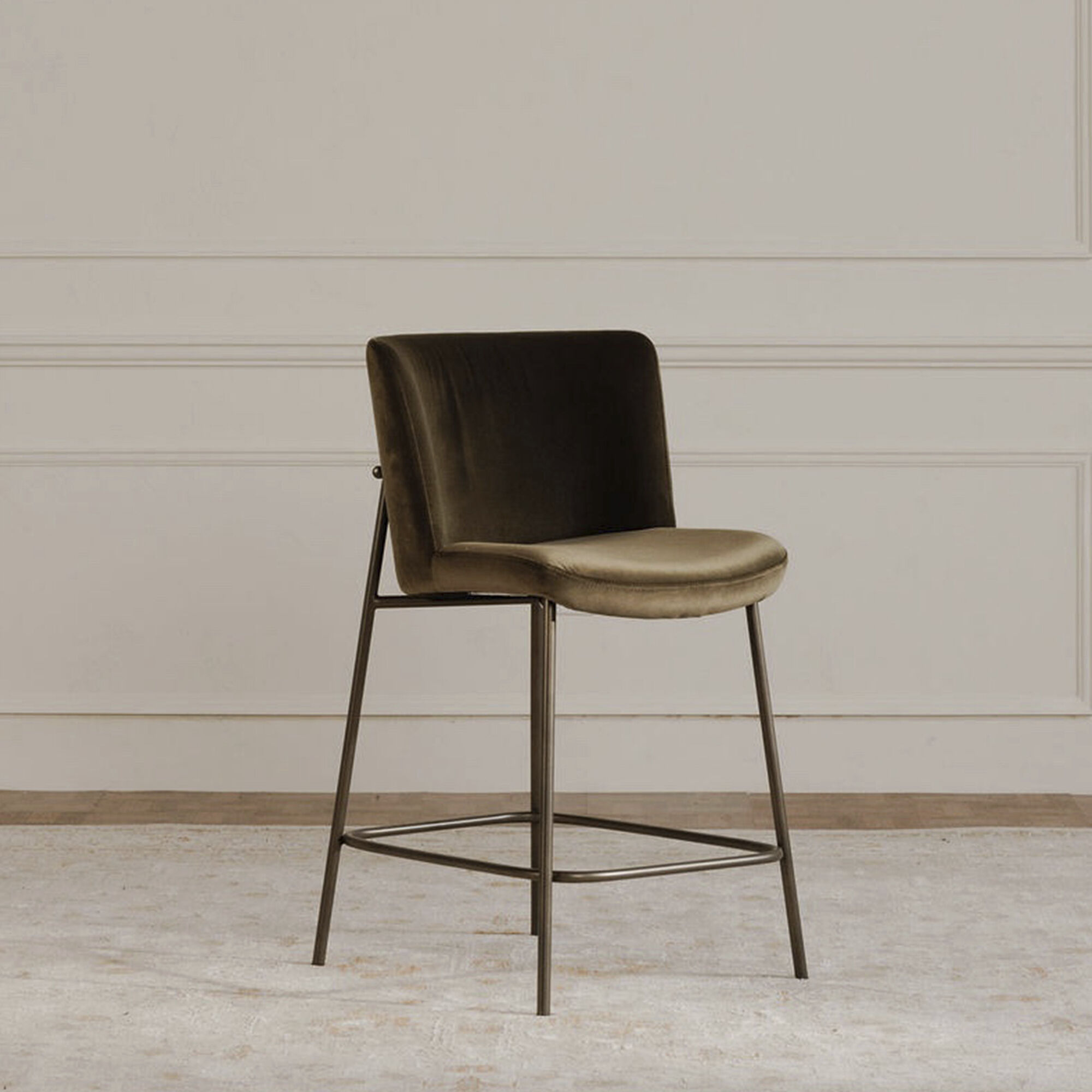 Early 37.4 inch Green Counter Stool