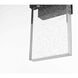 Ronin 1 Light 11 inch Black Outdoor Wall Sconce