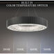 Beyond Andean LED 32.8 inch Charcoal Oak Pendant Ceiling Light