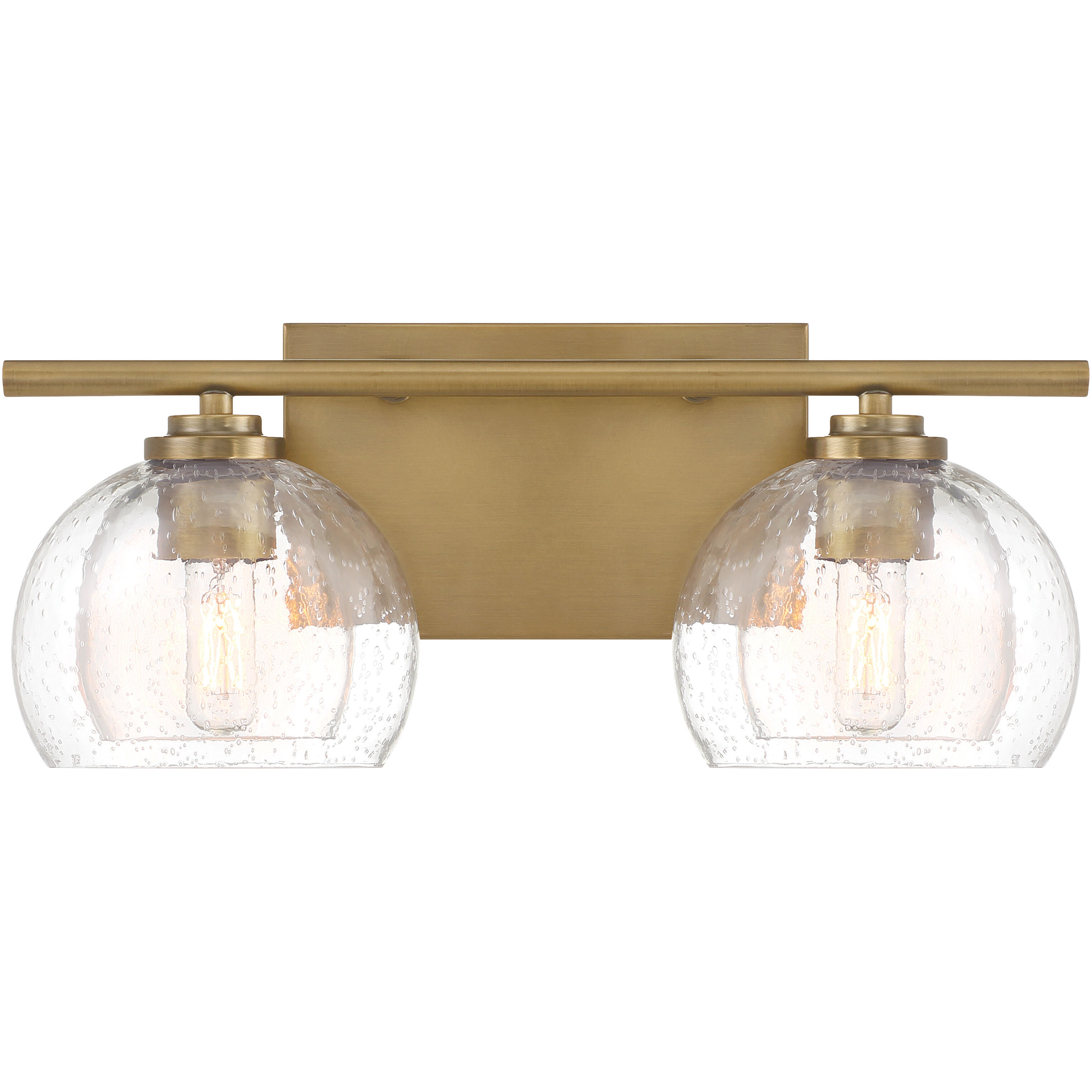 Glint 2 Light 15.5 inch Legacy Brass Vanity Light Wall Light
