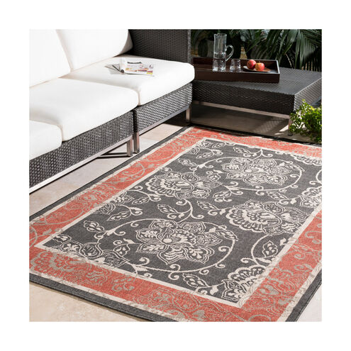 Silvester 67 X 43 inch Black Outdoor Rug, Rectangle