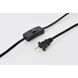 Leroy 20 inch 40.00 watt Black Table Lamp Portable Light