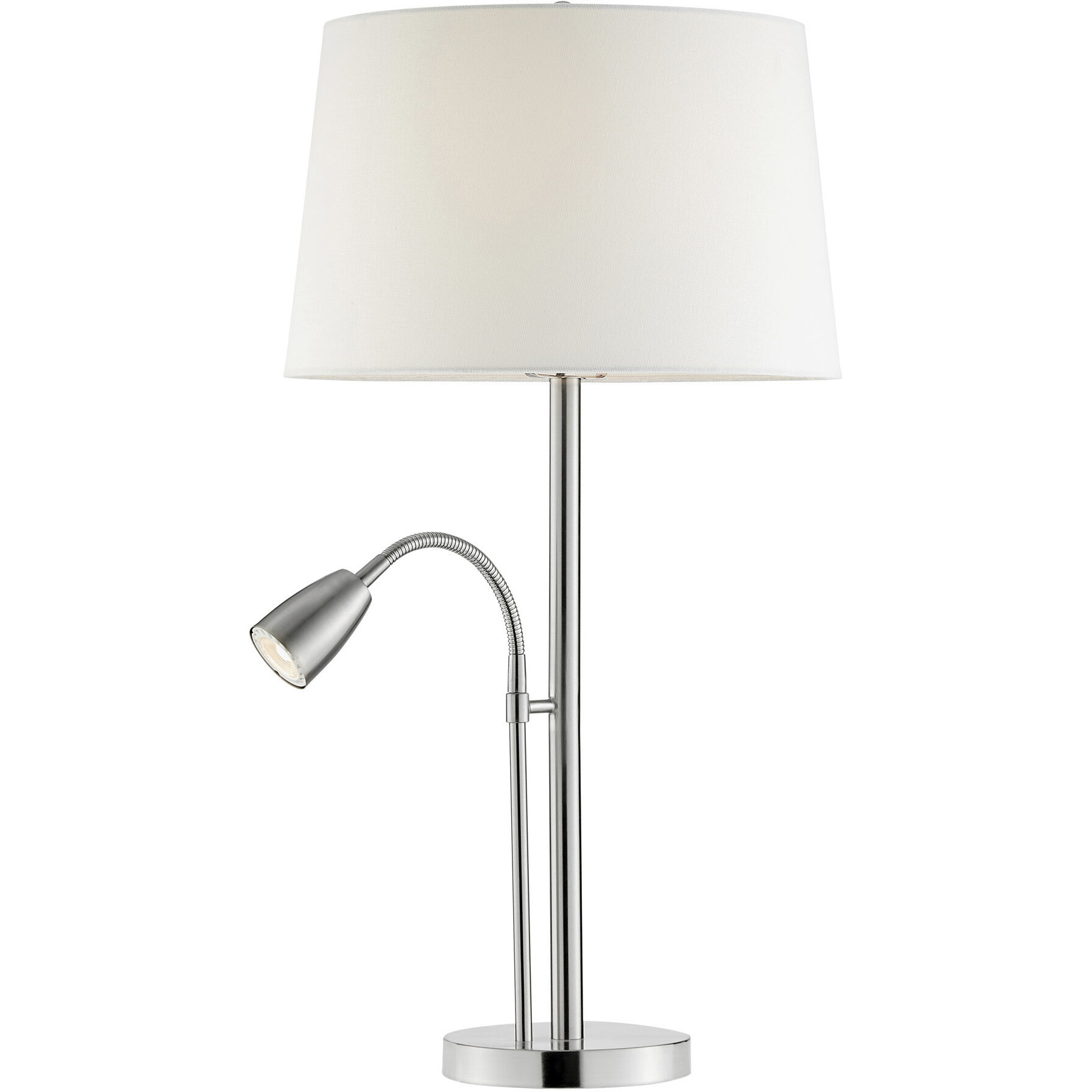 Nanette 27.5 inch 60.00 watt Nickel Table Lamp Portable Light