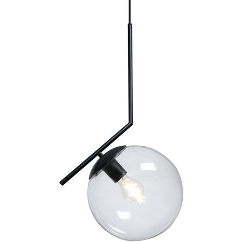 Hugo LED Black Cord Pendant Ceiling Light