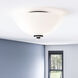 Conrad 2 Light 13 inch Brushed Nickel Flush Mount Ceiling Light