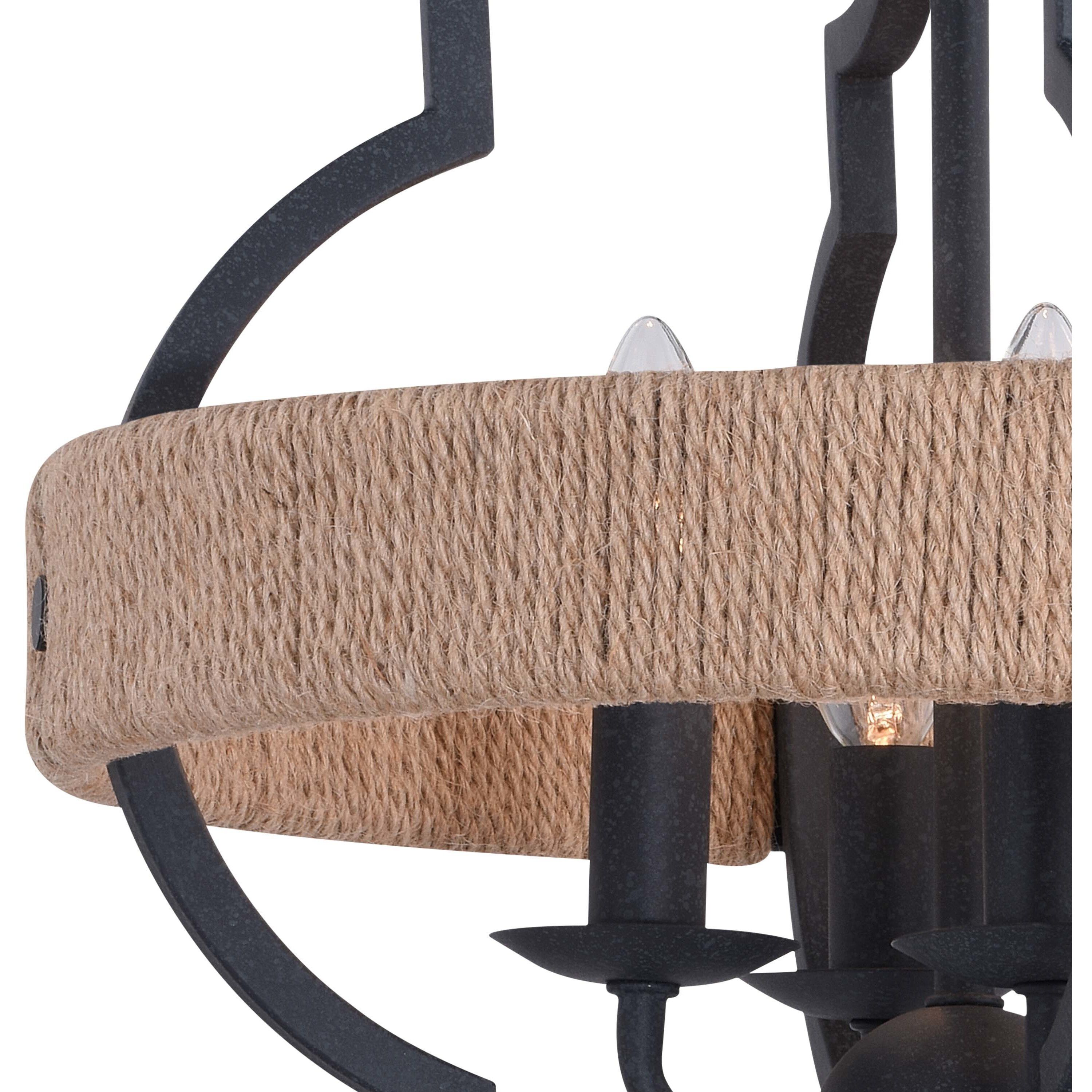 Beaumont LED 14 inch Textured Gray Semi-Flush Mount Ceiling Light