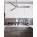 Simple 52 inch Silver Outdoor Ceiling Fan