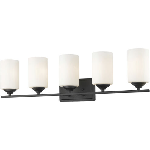 Bordeaux 5 Light 30.75 inch Bronze Vanity Wall Light