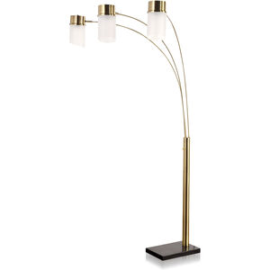 Rosalind 86 inch 25.00 watt Antique Brass Floor Lamp Portable Light