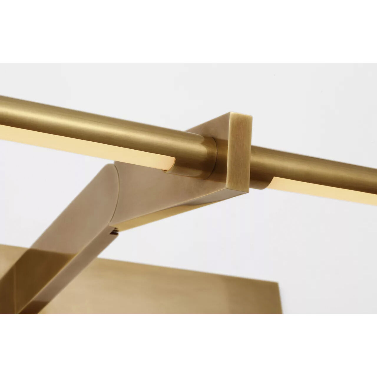 Kelly Wearstler Axis 25 watt 24.5 inch Antique-Burnished Brass Pivoting Library Light Wall Light