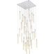 Weston 36 Light 42 inch Chrome Pendant Ceiling Light