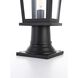Berks 1 Light 16.5 inch Black Outdoor Post Light