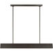 Kelly by Kelly Wearstler Pench 1 Light 42.1 inch Bronze Linear Chandelier Ceiling Light