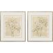 Spring Promises Green and Beige and Neutral Framed Art