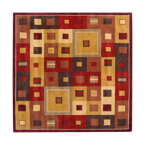 Forum 96 X 96 inch Brown and Brown Area Rug, Wool