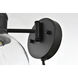 Caspian 1 Light 6 inch Black Plug In Wall Sconce Wall Light