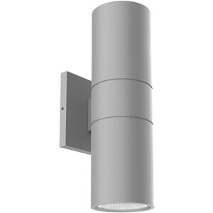 Lund 12 inch Gray Exterior Wall Sconce