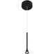 Piccolo LED 5 inch Coal Mini Pendant Ceiling Light