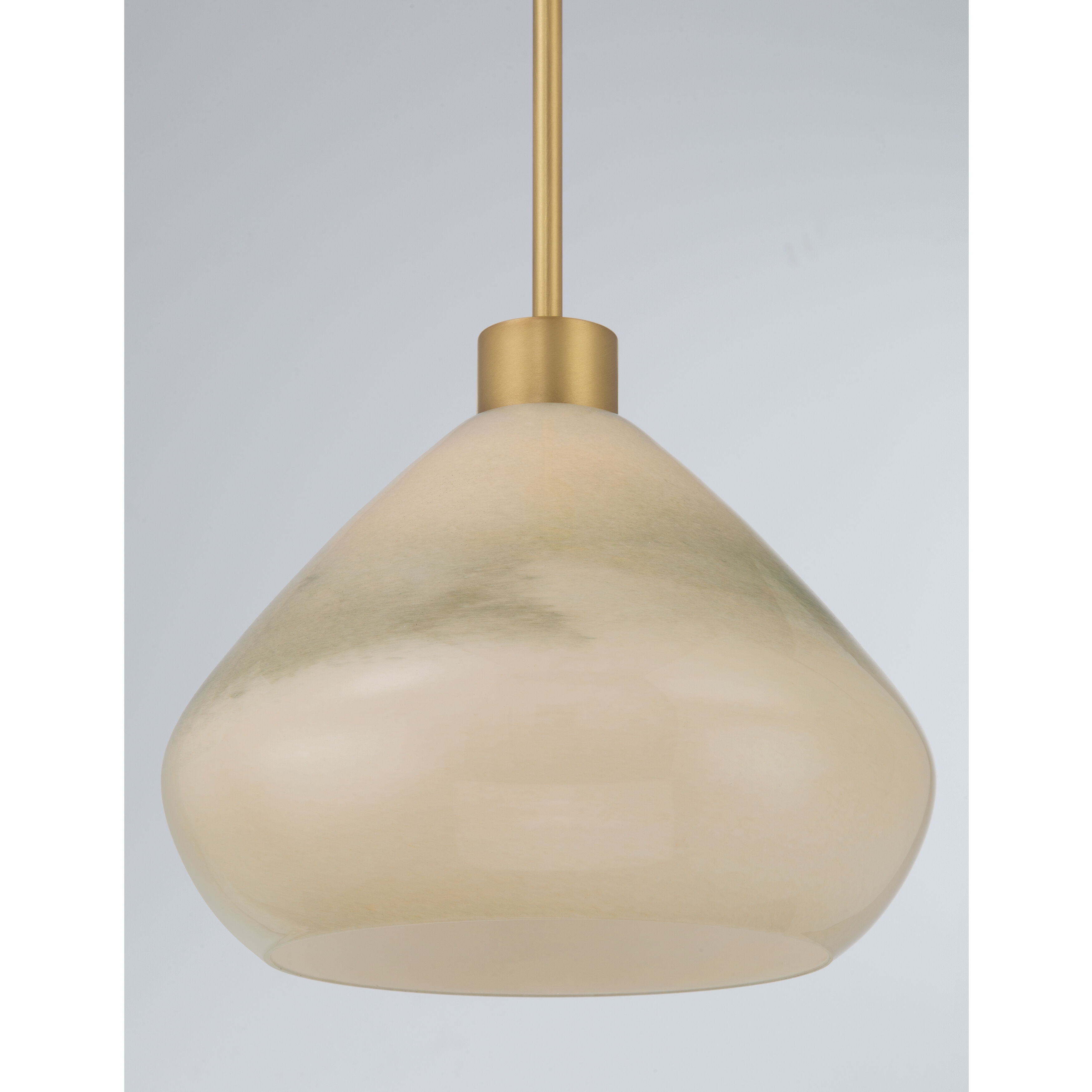 Elaris 1 Light 12.5 inch Legacy Brass Pendant Ceiling Light