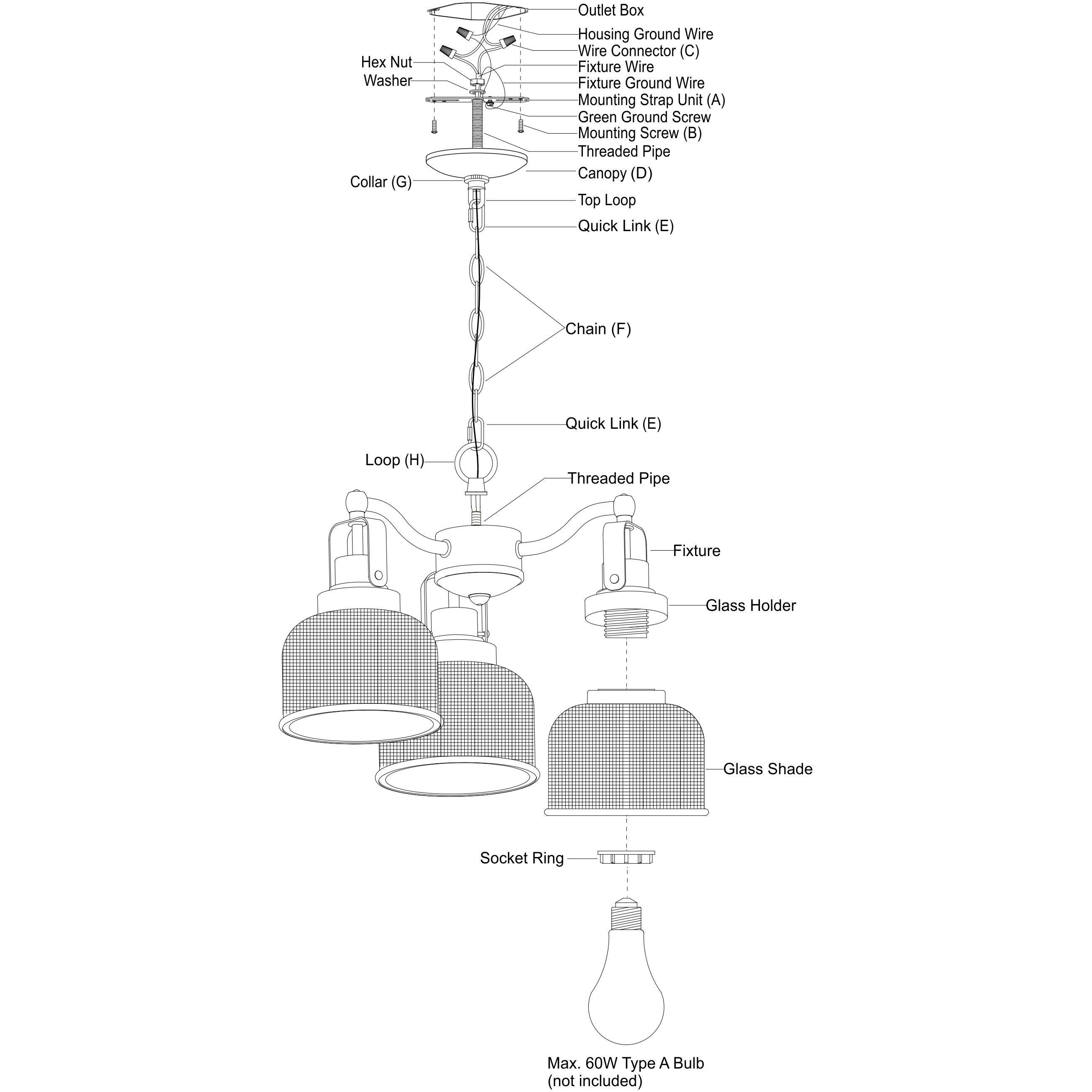 Roland LED 16.5 inch Oil Rubbed Bronze Mini Chandelier Ceiling Light