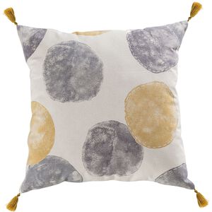 Norfolk 20 X 5.5 inch Gray with Yellow Pillow, 20X20