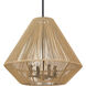 Valentina Pendant Ceiling Light in Natural Raphia