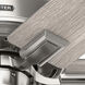 Fonthill 52 inch Brushed Nickel with Light Gray Oak Blades Ceiling Fan