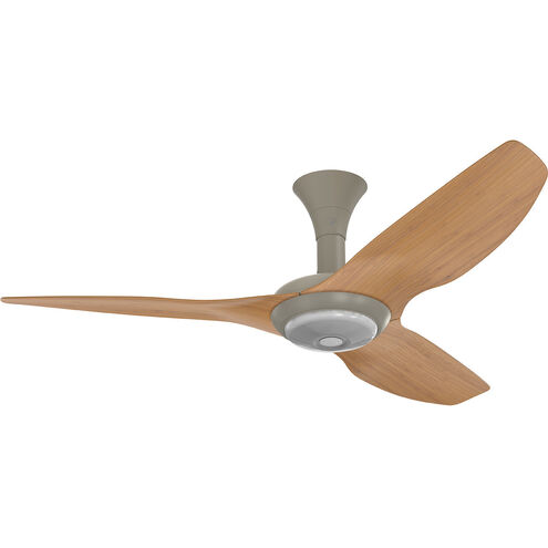 Haiku 52 inch Satin Nickel with Caramel Bamboo Blades Ceiling Fan