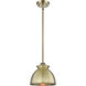 Adirondack 1 Light 8.13 inch Antique Brass Mini Pendant Ceiling Light