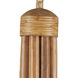 Samsara 12 Light 48 inch Saddle Tan Chandelier Ceiling Light, Large
