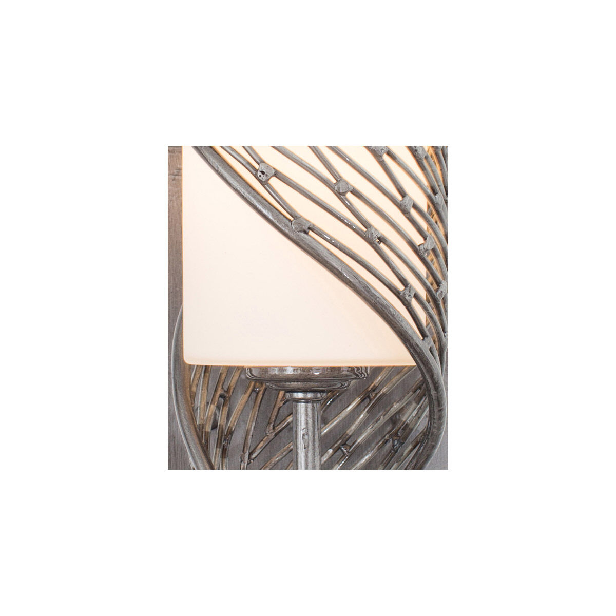 Flow Wall Sconce Wall Light in Steel, Left