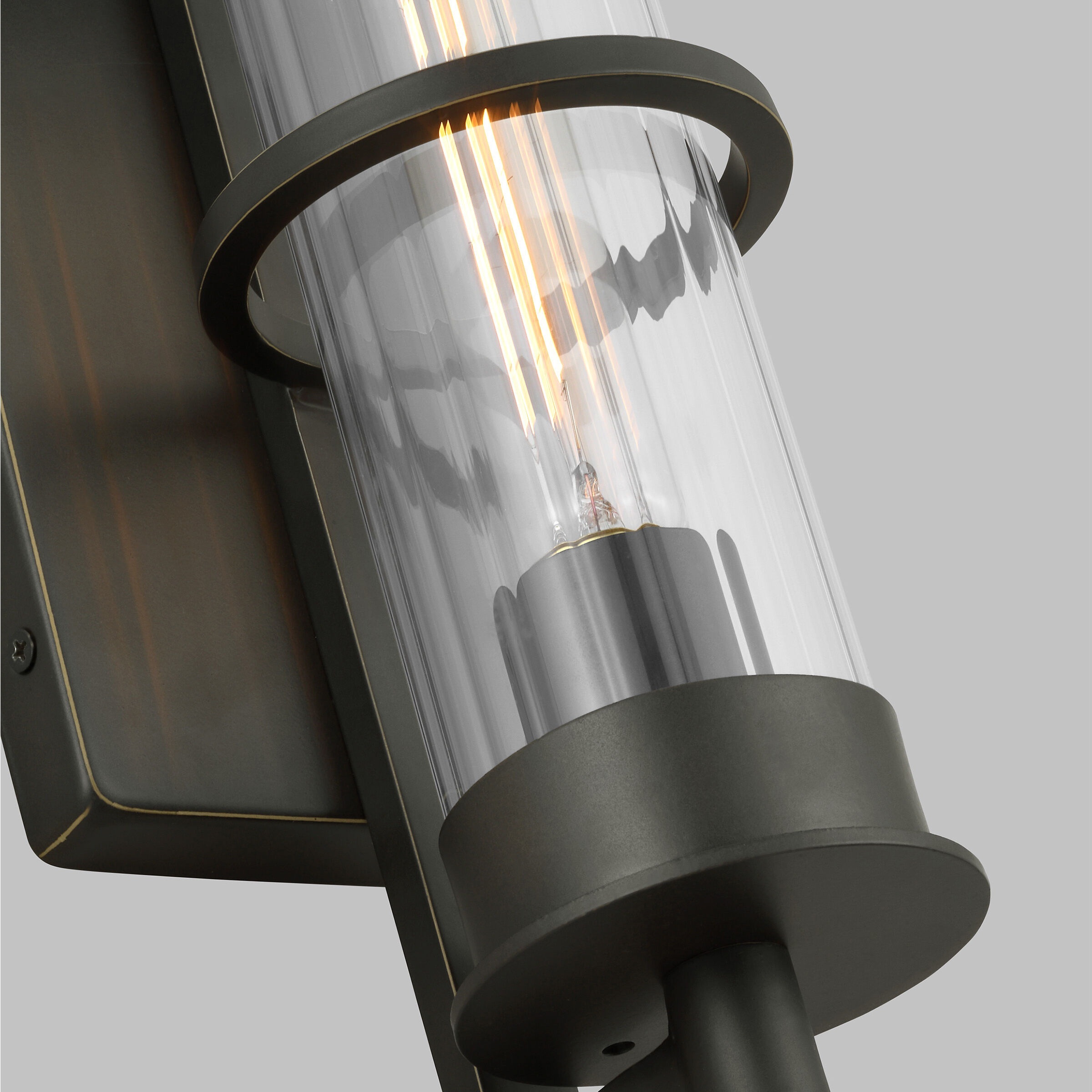 Alcona 1 Light 12.5 inch Antique Bronze Outdoor Wall Lantern