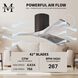 Atlas Irene-3H 42 inch Textured Bronze with Barnwood Tone Blades Ceiling Mount Paddle Fan in Barn Wood, Flush Mounted