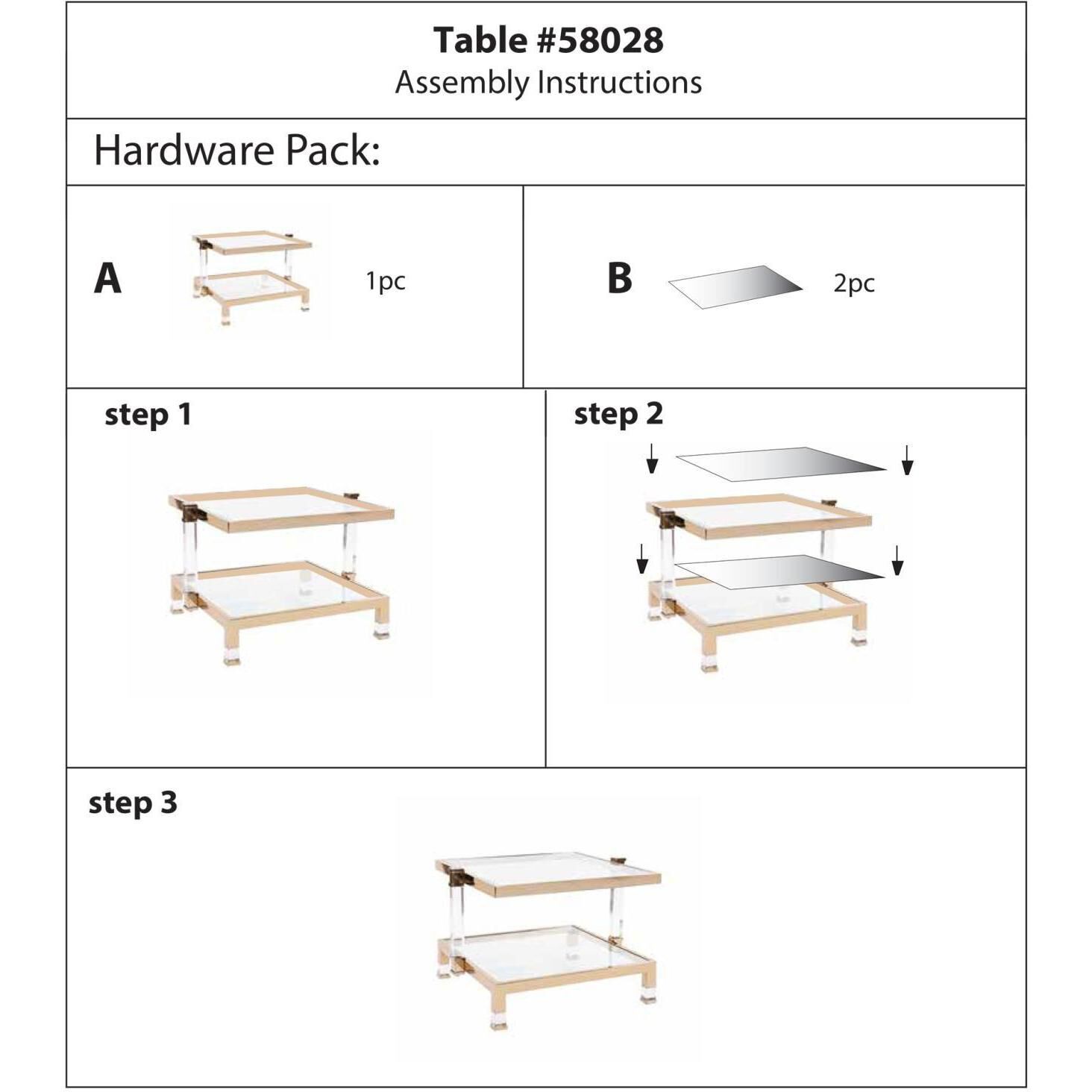 Goldwyn 29 X 20.25 inch Gold Side Table