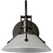 Henry Wall Sconce Wall Light in Oil Rubbed Bronze, Frosted